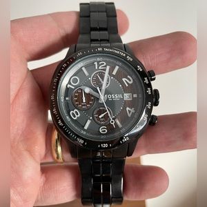 Fossil men’s analog watch (brown stainless)